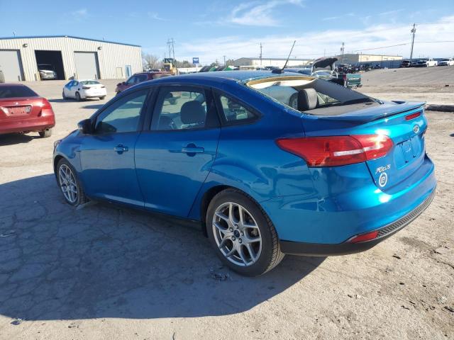 1FADP3F20FL336560 - 2015 FORD FOCUS SE BLUE photo 2