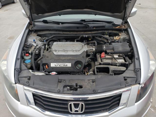 1HGCP36839A021974 - 2009 HONDA ACCORD EXL SILVER photo 11