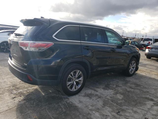 5TDKKRFH1ES005863 - 2014 TOYOTA HIGHLANDER XLE Qara foto 3