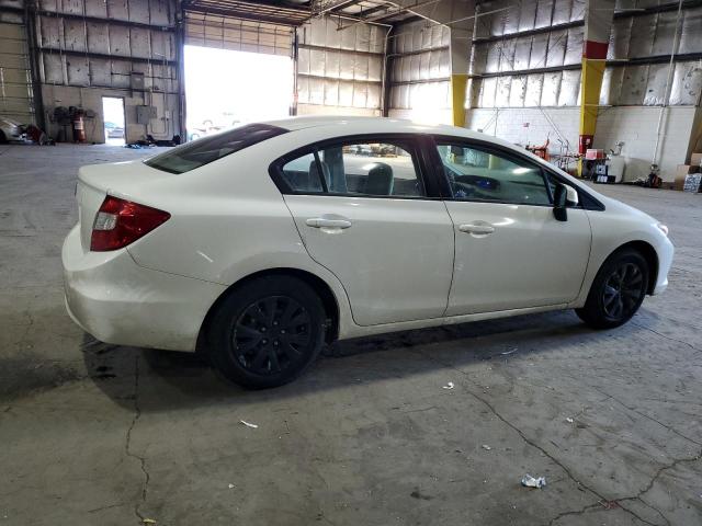 2HGFB2F58CH545223 - 2012 HONDA CIVIC LX WHITE photo 3