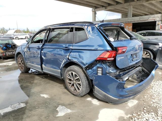 3VV3B7AX9LM082325 - 2020 VOLKSWAGEN TIGUAN SE BLUE photo 2