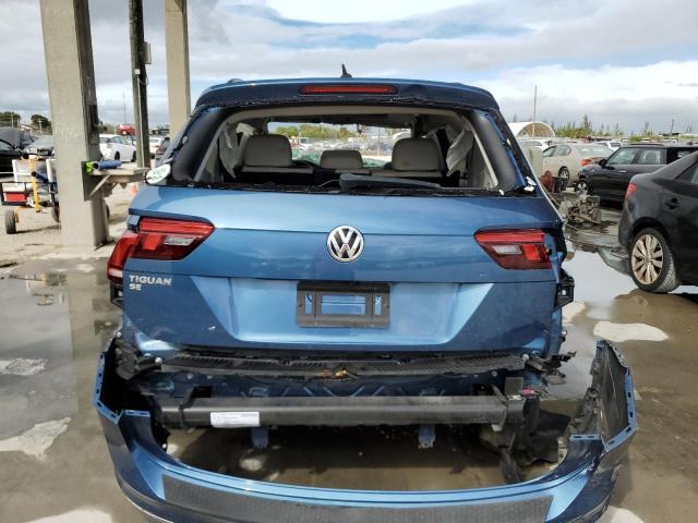 3VV3B7AX9LM082325 - 2020 VOLKSWAGEN TIGUAN SE BLUE photo 6