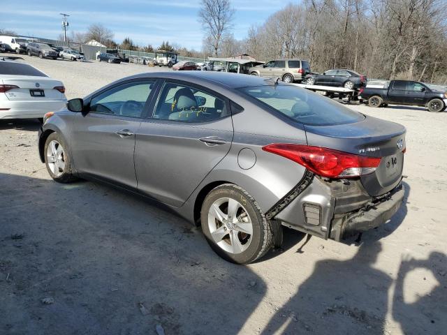 5NPDH4AE9BH054446 - 2011 HYUNDAI ELANTRA GLS GRAY photo 2