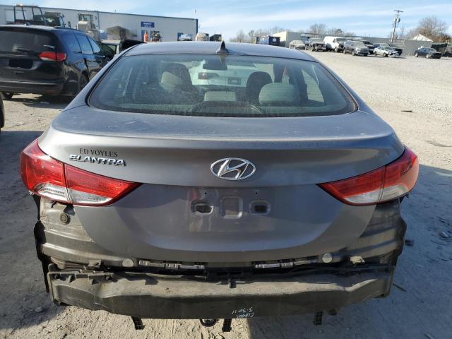 5NPDH4AE9BH054446 - 2011 HYUNDAI ELANTRA GLS GRAY photo 6