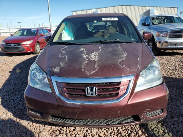 5FNRL38498B029405 - 2008 HONDA ODYSSEY EX RED photo 5