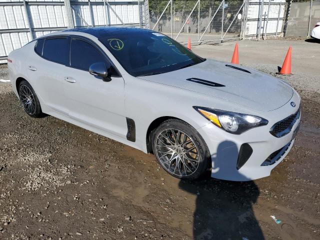 KNAE15LA6M6094941 - 2021 KIA STINGER SILVER photo 4