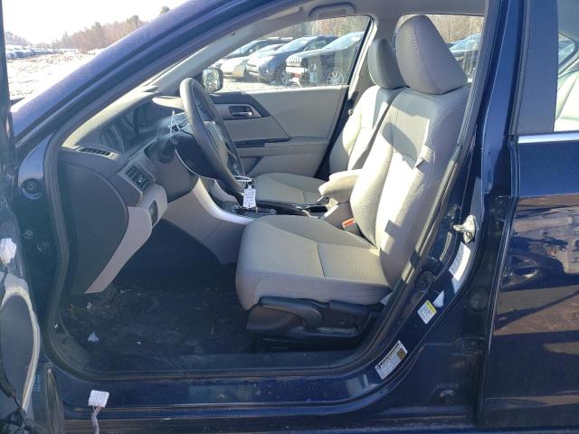 1HGCR2F34FA157745 - 2015 HONDA ACCORD LX BLUE photo 7