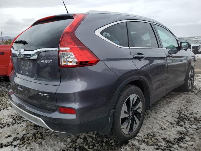 5J6RM4H95FL131318 - 2015 HONDA CR-V TOURING GRAY photo 3