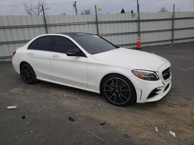 55SWF8DB8KU319202 - 2019 MERCEDES-BENZ C 300 WHITE photo 4