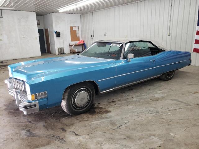 6L67S3Q444559 - 1973 CADILLAC ELDORADO C BLUE photo 1