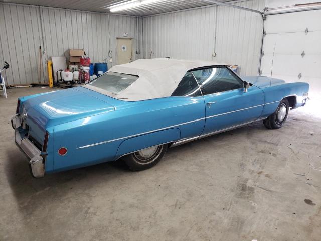 6L67S3Q444559 - 1973 CADILLAC ELDORADO C BLUE photo 3