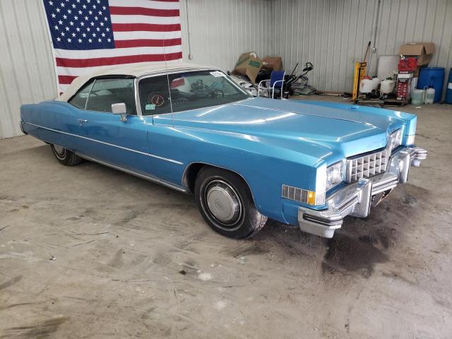 6L67S3Q444559 - 1973 CADILLAC ELDORADO C BLUE photo 4