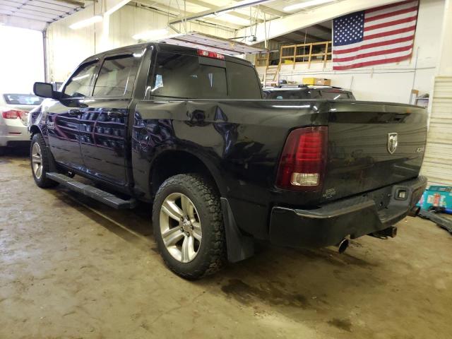 1C6RR7MT6DS614742 - 2013 RAM 1500 SPORT BLACK photo 2