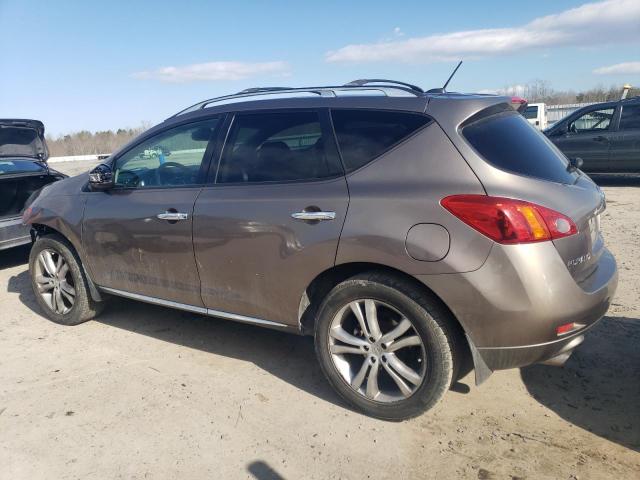 JN8AZ18W29W121975 - 2009 NISSAN MURANO S BROWN photo 2