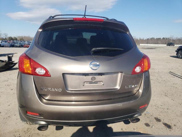 JN8AZ18W29W121975 - 2009 NISSAN MURANO S BROWN photo 6