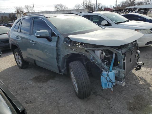 2T3P1RFVXMW180477 - 2021 TOYOTA RAV4 XLE GRAY photo 4