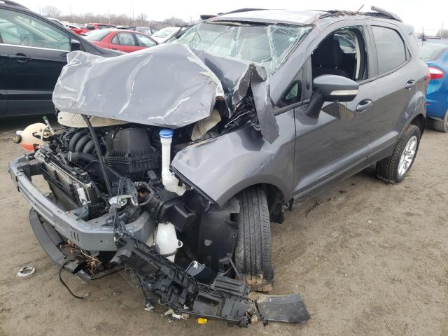 MAJ6S3GL0KC287112 - 2019 FORD ECOSPORT SE Szary zdjęcie 1