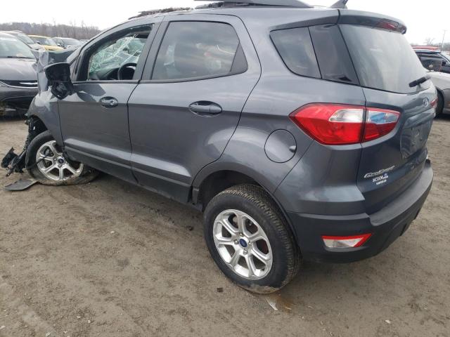 MAJ6S3GL0KC287112 - 2019 FORD ECOSPORT SE Szary zdjęcie 2