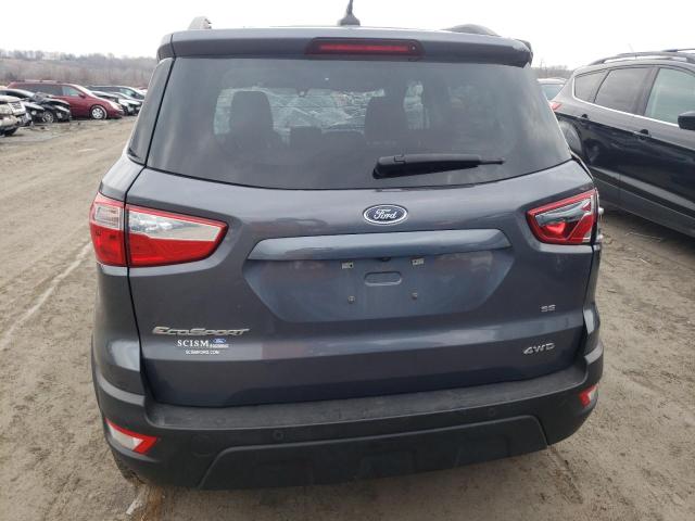 MAJ6S3GL0KC287112 - 2019 FORD ECOSPORT SE Szary zdjęcie 6