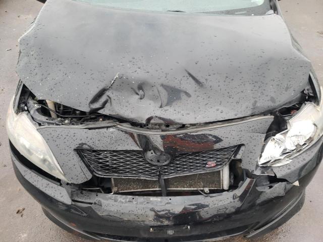 2T1BU4EE9AC529785 - 2010 TOYOTA COROLLA BASE BLACK photo 11