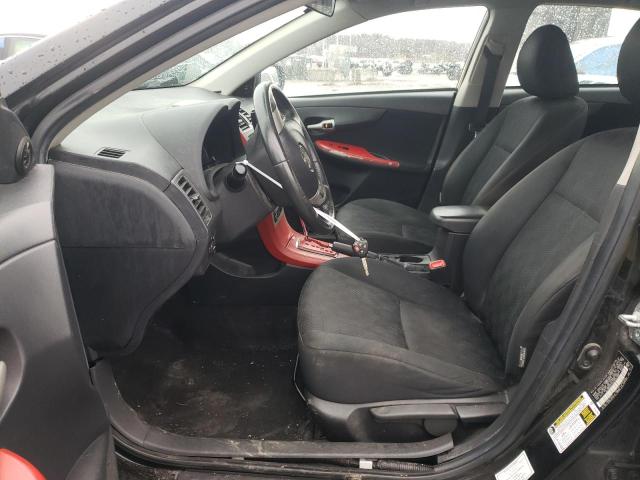 2T1BU4EE9AC529785 - 2010 TOYOTA COROLLA BASE BLACK photo 7