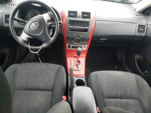 2T1BU4EE9AC529785 - 2010 TOYOTA COROLLA BASE BLACK photo 8