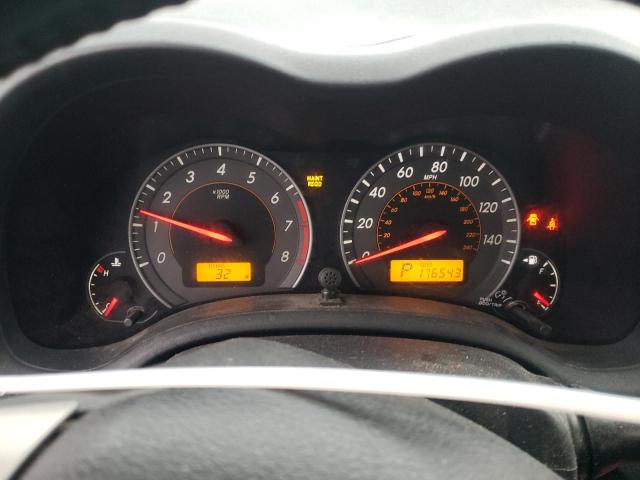 2T1BU4EE9AC529785 - 2010 TOYOTA COROLLA BASE BLACK photo 9