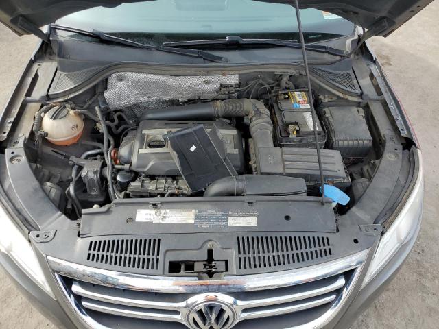 WVGBV7AX3BW541621 - 2011 VOLKSWAGEN TIGUAN S GRAY photo 12