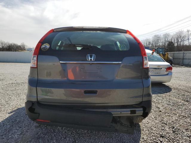 2HKRM4H39EH710042 - 2014 HONDA CR-V LX GRAY photo 6