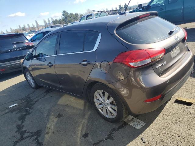 KNAFX5A88F5363260 - 2015 KIA FORTE EX GRAY photo 2