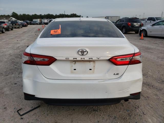 4T1B11HKXKU735996 - 2019 TOYOTA CAMRY L WHITE photo 6