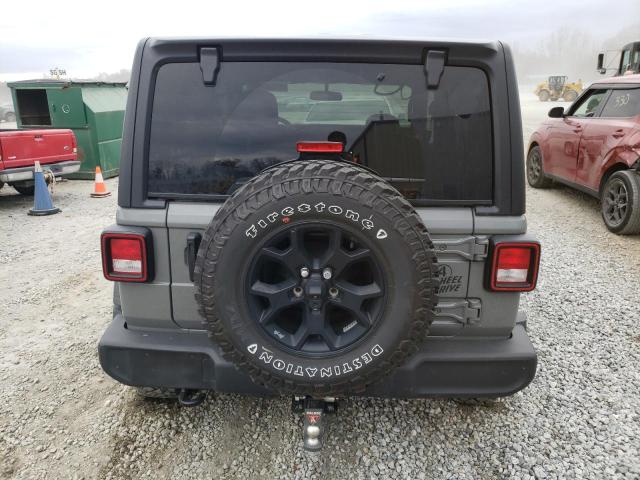 1C4GJXAG0NW211459 - 2022 JEEP WRANGLER SPORT GRAY photo 6