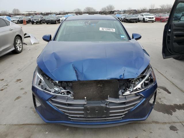 5NPD84LF9KH428852 - 2019 HYUNDAI ELANTRA SEL BLUE photo 5