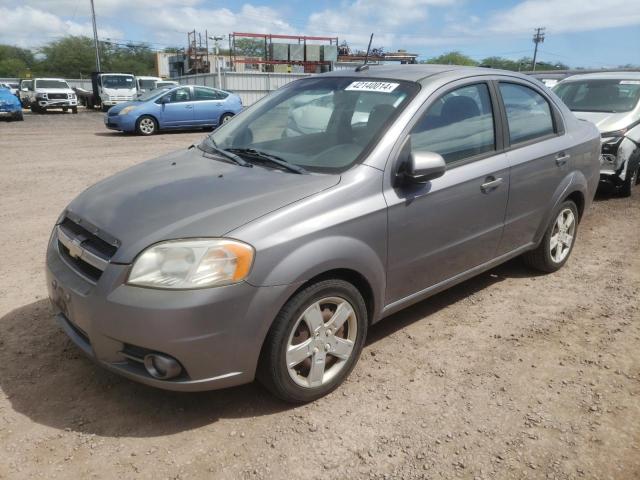 KL1TG5DE2AB089191 - 2010 CHEVROLET AVEO LT GRAY photo 1