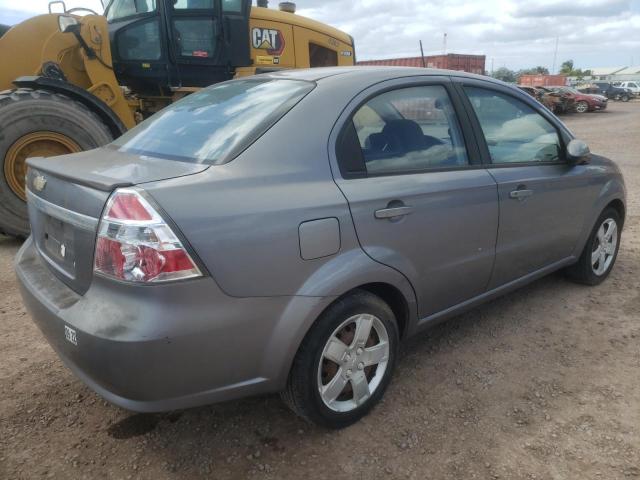 KL1TG5DE2AB089191 - 2010 CHEVROLET AVEO LT GRAY photo 3