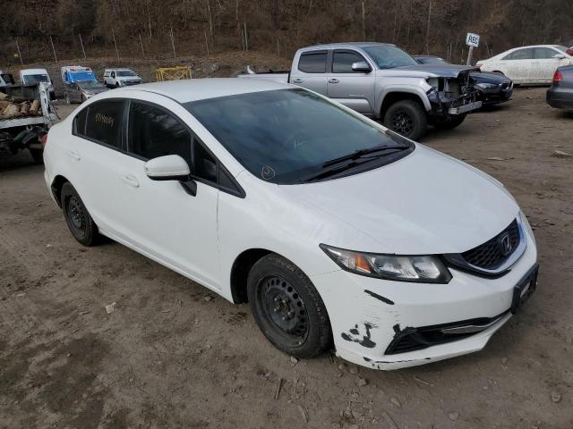 19XFB2F57FE278753 - 2015 HONDA CIVIC LX WHITE photo 4