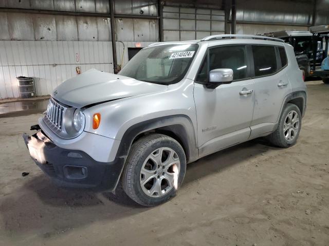 ZACCJBDT4FPC08766 - 2015 JEEP RENEGADE LIMITED SILVER photo 1