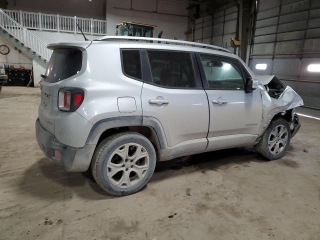 ZACCJBDT4FPC08766 - 2015 JEEP RENEGADE LIMITED SILVER photo 3