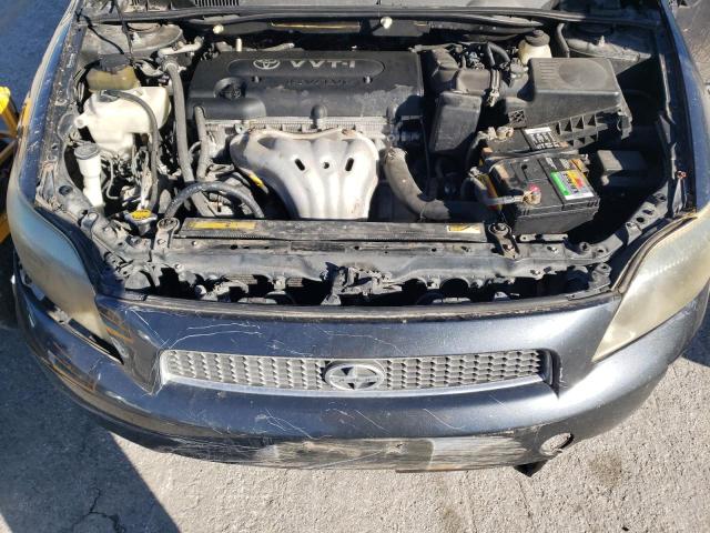 JTKDE177070198576 - 2007 TOYOTA SCION TC ნაცრისფერი ფოტო 11