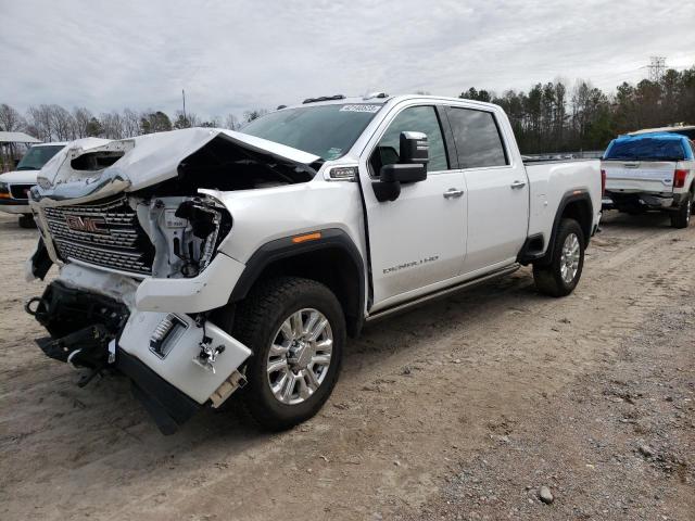 1GT49RE70MF128856 - 2021 GMC SIERRA K2500 DENALI WHITE photo 1