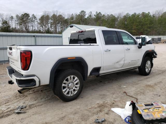 1GT49RE70MF128856 - 2021 GMC SIERRA K2500 DENALI WHITE photo 3