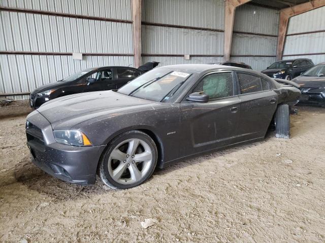 2C3CDXCT1EH368761 - 2014 DODGE CHARGER R/T GRAY photo 1