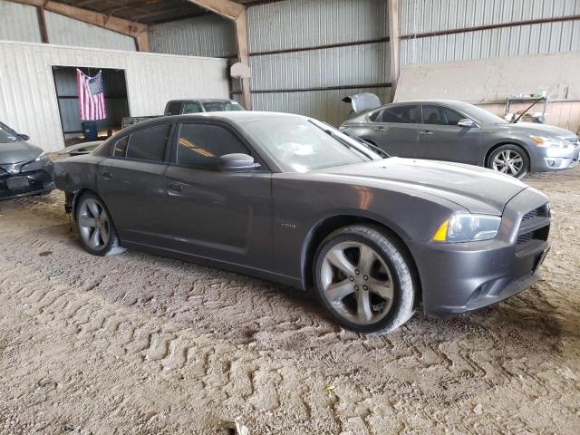 2C3CDXCT1EH368761 - 2014 DODGE CHARGER R/T GRAY photo 4