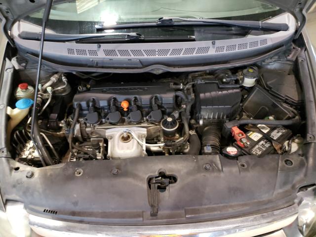 2HGFA16538H305632 - 2008 HONDA CIVIC LX GRAY photo 7