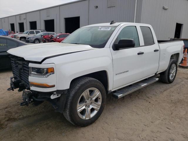 1GCRCPEC0JZ234355 - 2018 CHEVROLET SILVERADO C1500 CUSTOM WHITE photo 1