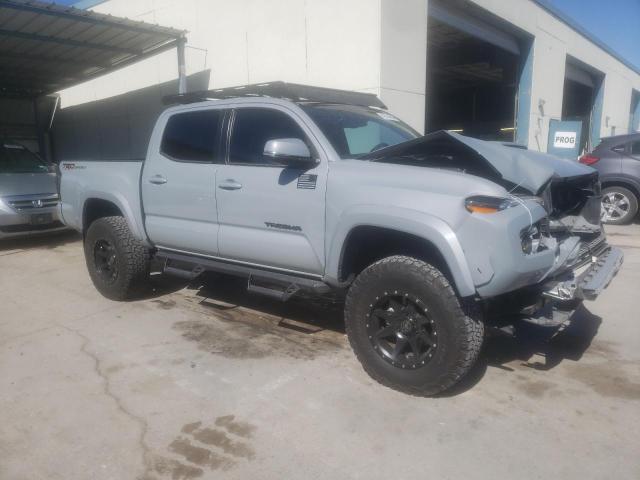 5TFAZ5CN5MX101787 - 2021 TOYOTA TACOMA DOUBLE CAB GRAY photo 4