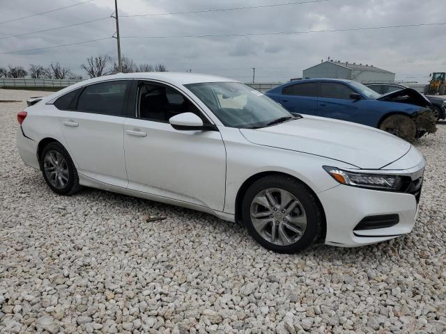 1HGCV1F15JA220428 - 2018 HONDA ACCORD LX WHITE photo 4