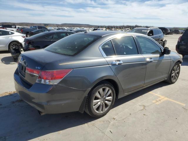 1HGCP3F82CA002498 - 2012 HONDA ACCORD EXL GRAY photo 3