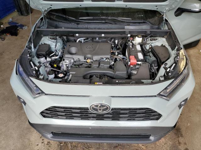 2T3C1RFV5NW220321 - 2022 TOYOTA RAV4 XLE PREMIUM GRAY photo 12