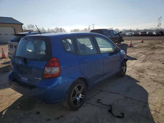 JHMGD38417S057574 - 2007 HONDA FIT BLUE photo 3